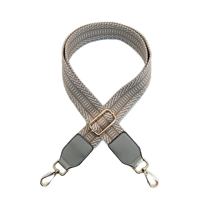 Breite 3,8 cm Verstellbarer Schultergurt mit Karabiner Ersatz Taschengurte Schulterriemen zum Wechseln Umhängegurt Taschenriemen Tasche Zubehör Trageriemen Crossbody Gurt Handbag Strap,(A-Grau) von JekyTMP