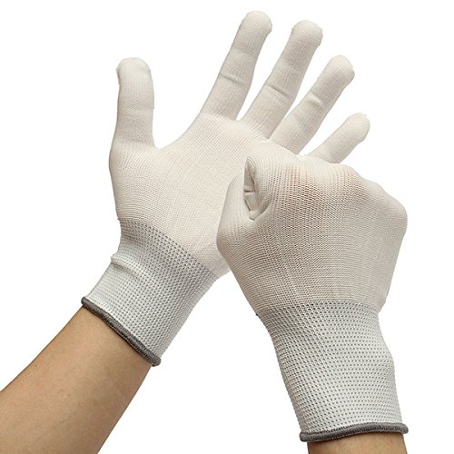 JenNiFer 6 Paar Baumwoll-Handschuhe für Autos, Vinyl-Aufkleber, Fensterfolie. von MOMOALA