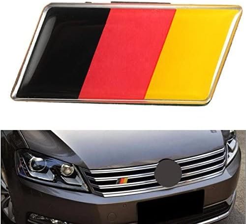 Jennifer Aluminium Deutsch Deutschland Flagge Abzeichen Gitter Emblem Autoaufkleber Aufkleber Universal Dekoration von MOMOALA