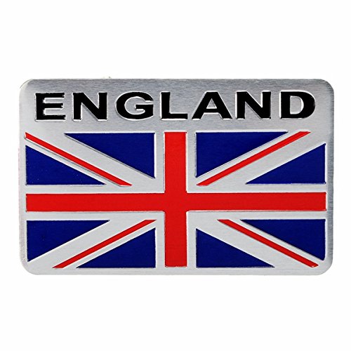 JenNiFer Aluminium England Uk Flagge Schild Emblem Abzeichen Auto Aufkleber Aufkleber Universal Für LKW Auto von Homry