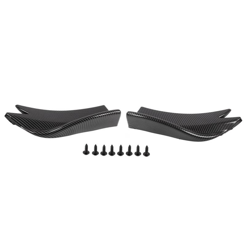 2 Stück Universal Heckschürze Lip Diffusor, Universal Heckschürze Lip Body Kit Heckschürze Seitenschweller Spoiler Splitter von Jenngaoo