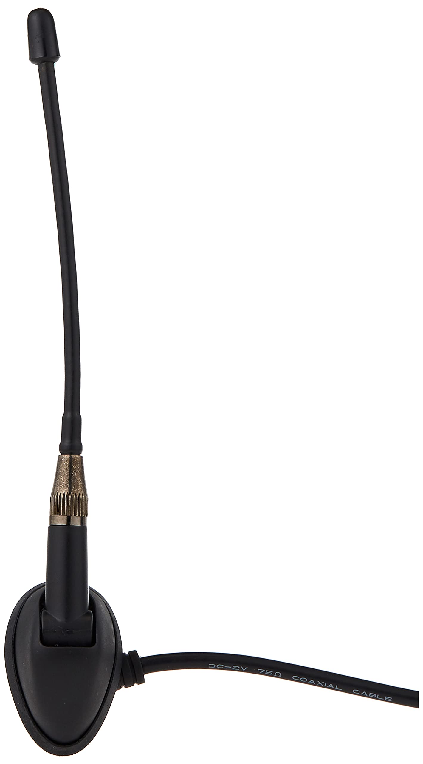 Jensen JAN139 15,2 cm robuste Universal-Gummi-Mast-Antenne für Oben und seitlich montierte Ober- und Seitenanschluss, Schwarz von ASA Electronics