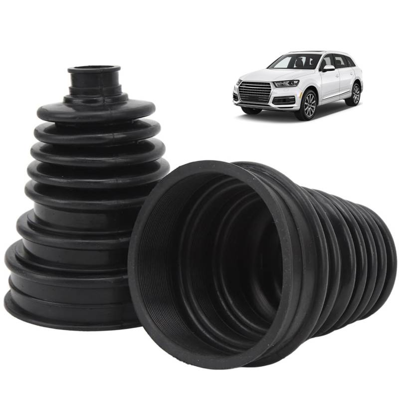Autostiefel, 2pcs CV -Stiefel, universelles elastisches und flexibles Silikonauto mit Klemmen für Autos von Jeorywoet