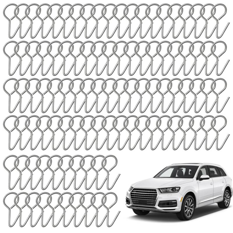 Sitzhaken, Autohaken, 100pcs Metall -Autositzhaken, einfach zu installierende Nicht -Slip -Abdeckungsklammern für Autos von Jeorywoet
