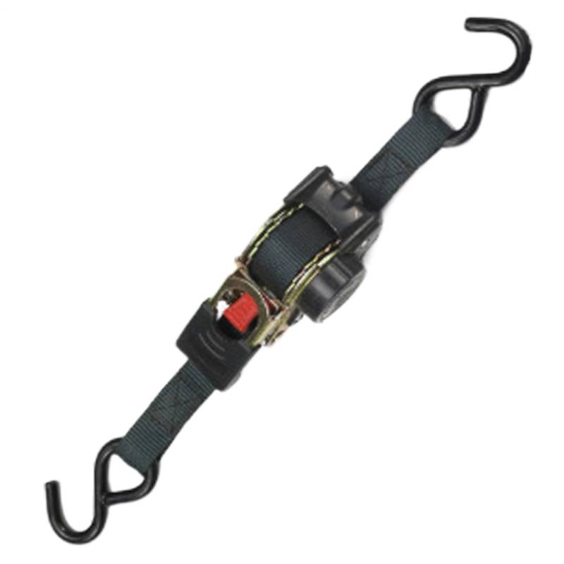 Einziehbare Ratschengurte, verstellbare Gepäckgurte, Motorrad-Spanngurte, automatisches Zurückziehen, PVC- und Polyester-Material, 14 x 6 x 8 cm, für Fahrrad, Camping, Kajakanhänger von Jeruytgh