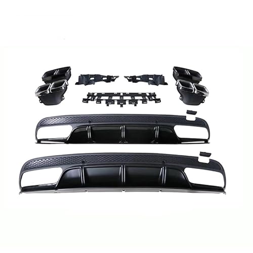 hintere Stoßstangenlippe Für Mercedes Benz C-Class Four Doors W205 Change C63Edition1 2016-2021,Hinten Diffusor Lippe Hinten Seite Splitter Auto Hinten Lip diffusor Spoiler Splitter von JiAQen