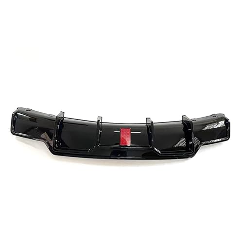 hintere Stoßstangenlippe Für Tesla model3 2019-,Hinten Diffusor Lippe Hinten Seite Splitter Auto Hinten Lip diffusor Spoiler Splitter,B-Without Corner Black von JiAQen