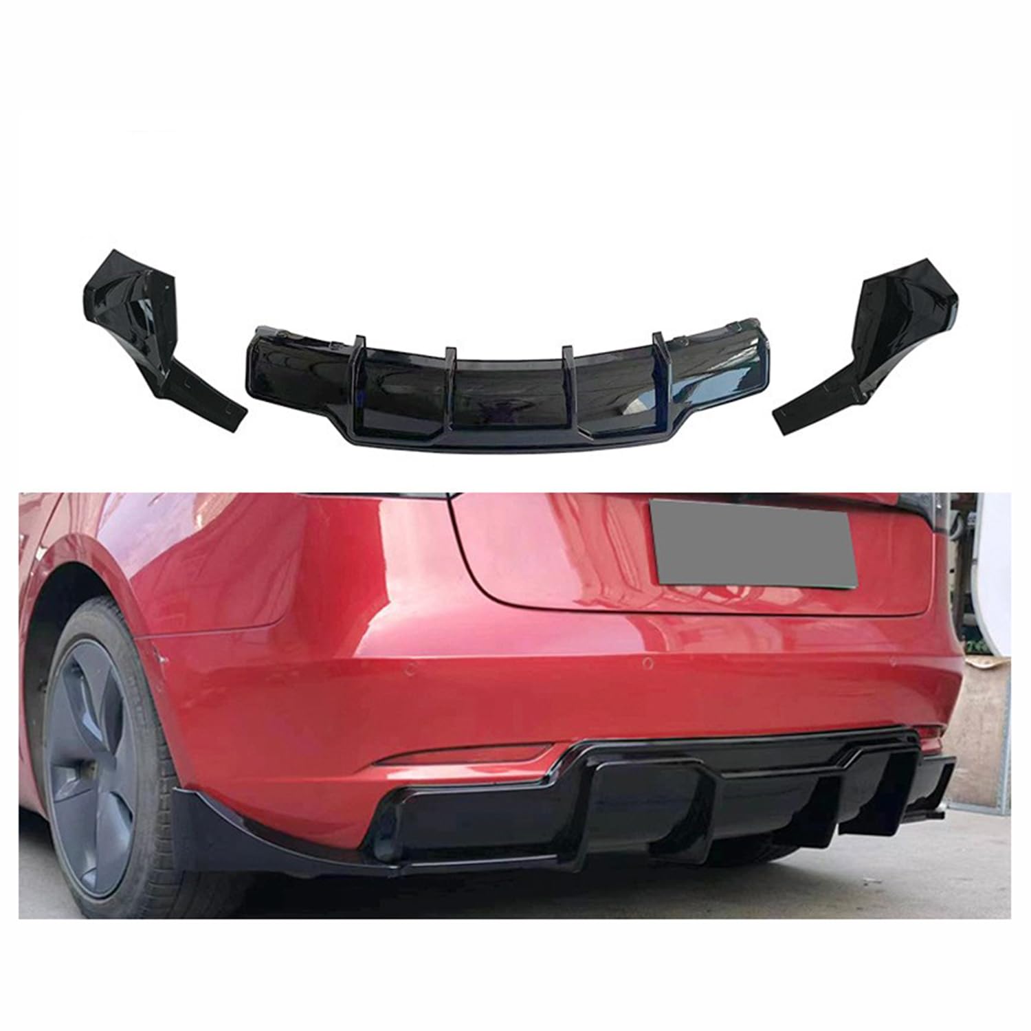 hintere Stoßstangenlippe Für Tesla model3 Competitive Style 2019-,Hinten Diffusor Lippe Hinten Seite Splitter Auto Hinten Lip diffusor Spoiler Splitter,D-Without Corner Carbon hintere Stoßstangenlippe Für Tesla model3 Competitive Style 2019-,Hinten Diffusor Lippe Hinten Seite Splitter Auto Hinten Lip diffusor Spoiler Splitter,D-Without Corner Carbon von JiAQen