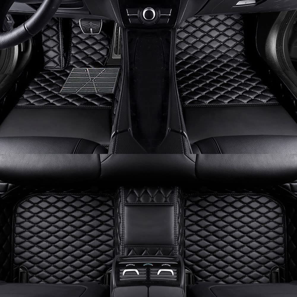 Benutzerdefinierte Auto Fußmatten Anpassbare 95% Auto Modell PU Leder voller bedeckter Schutz Advanced Performance Liners,Schwarz Benutzerdefinierte Auto Fußmatten Anpassbare 95% Auto Modell PU Leder voller bedeckter Schutz Advanced Performance Liners,Schwarz von Jialuode