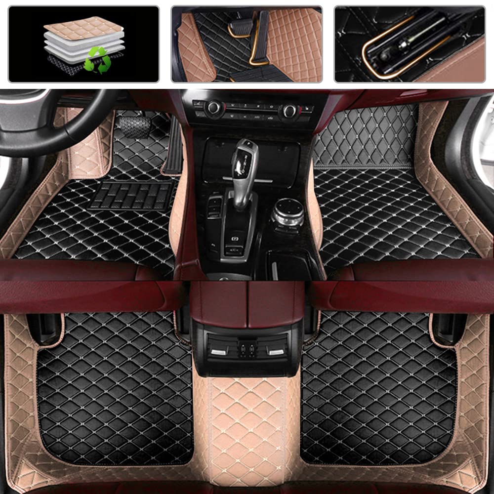 Jialuode Anpassen Auto Fußmatten für BMW 1 2 3 4 5 6 7series 320i 325i 328i 330i 335i 340i E82 E84 E83 F25 F26 E70 X1 X2 X3 X4 X5 X5M X6 Z4 I3 I8 M1 M3 M4 Allwetter-Teppich Schwarz mit Beige Jialuode Anpassen Auto Fußmatten für BMW 1 2 3 4 5 6 7series 320i 325i 328i 330i 335i 340i E82 E84 E83 F25 F26 E70 X1 X2 X3 X4 X5 X5M X6 Z4 I3 I8 M1 M3 M4 Allwetter-Teppich Schwarz mit Beige von Jialuode