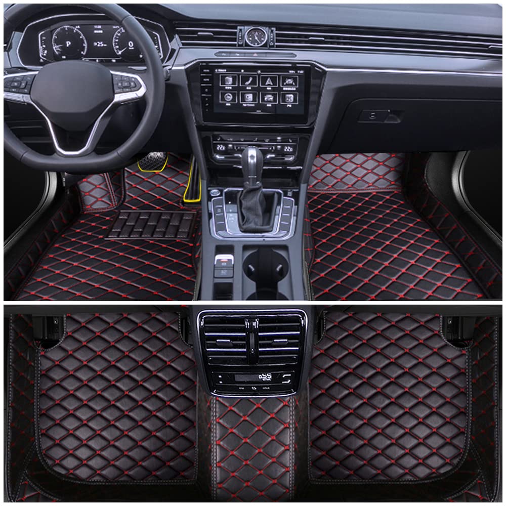 Jialuode Auto Fußmatten Set Geeignet Passend für MR2 1999-2003 Leder Automatte wasserdichte FussMatten Rutsch Allwetter-Matten Schwarz-rote Linie Jialuode Auto Fußmatten Set Geeignet Passend für MR2 1999-2003 Leder Automatte wasserdichte FussMatten Rutsch Allwetter-Matten Schwarz-rote Linie von Jialuode