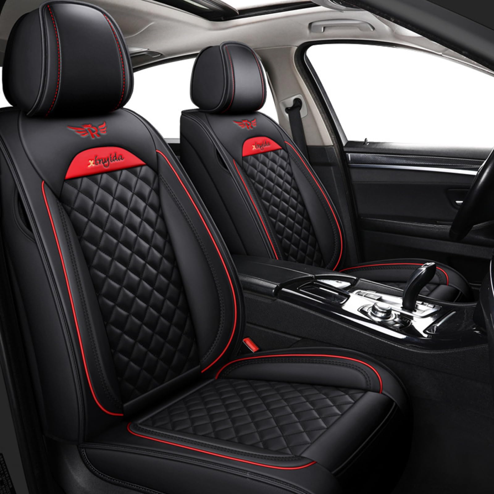 Jialuode Autositzbezüge Set für Ford Für Fiesta MK6 MK7 MK8 ST 2002-2022 Vordersitze und Rückbank Schonbezüge Sitzbezug Komplett-Set Schwarz Jialuode Autositzbezüge Set für Ford Für Fiesta MK6 MK7 MK8 ST 2002-2022 Vordersitze und Rückbank Schonbezüge Sitzbezug Komplett-Set Schwarz von Jialuode