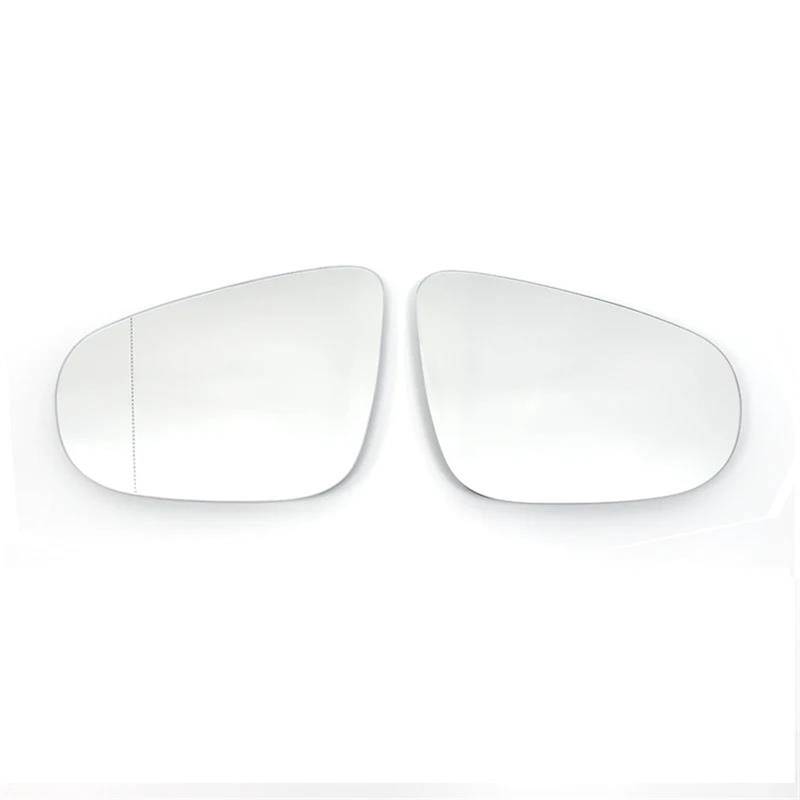 Spiegelglas Ersatz Für Vw Golf 5 Mk5 2003-2008,Türspiegelglas Außentür Auto Weitwinkel Konvex Beheiztes Spiegelglas Anti-Beschlag zubehör,C-1 pair von Jiaoqingni