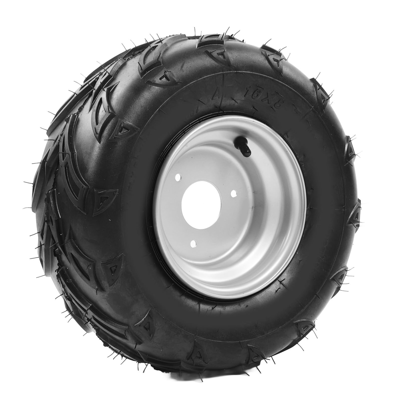 16x8-7 ATV- und Go-Kart-Offroad-Reifen, Universelle, Integrierte All-Terrain-Go-Cart-Reifen mit Nabe, Effektive Stoßdämpfungsreifen, Schwere UTV-Reifen mit 14,2 Zoll Durchmesser von Jiawu