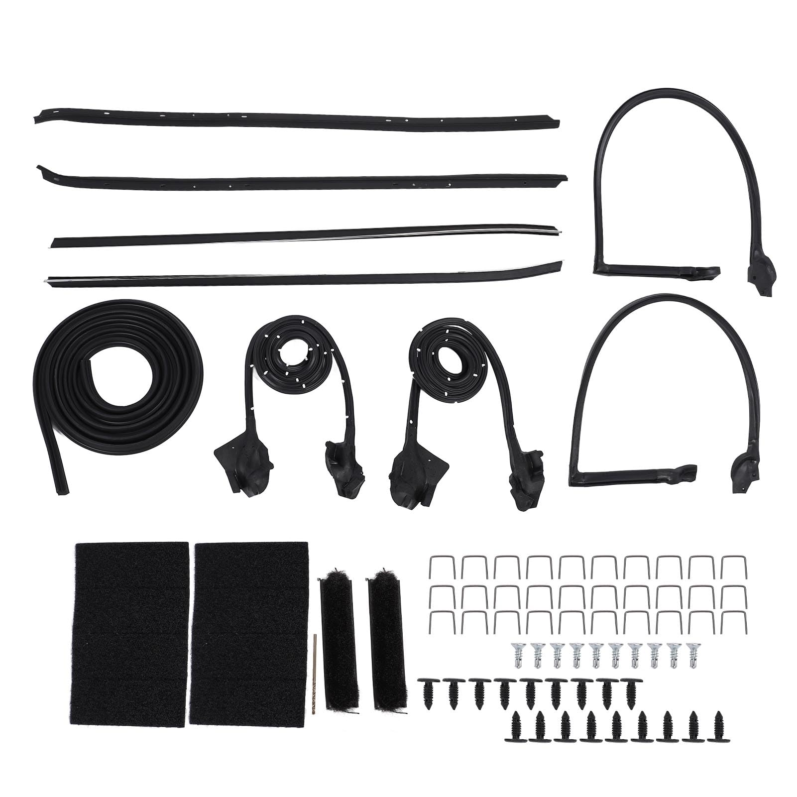 Jiawu Komplettes Dichtungsset, kompatibel mit Camaro 1970–1981 für Hardtop-Modelle mit Dekorpaket, Ersatzdichtung für Dachreling, Fenster, Tür, Kofferraum Jiawu Komplettes Dichtungsset, kompatibel mit Camaro 1970–1981 für Hardtop-Modelle mit Dekorpaket, Ersatzdichtung für Dachreling, Fenster, Tür, Kofferraum von Jiawu