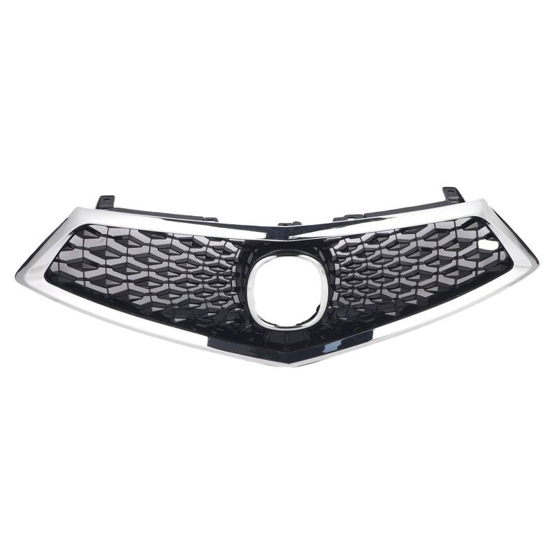 Vordermitte -Stoßfänger Kühlergrill, Mitte Grill Vordere Motorhaubengitter, Kompatibel mit TLX 2018 2019 2020, Chromgrillbaugruppe Ersetzt AC1200131, AC1201100 von Jiawu