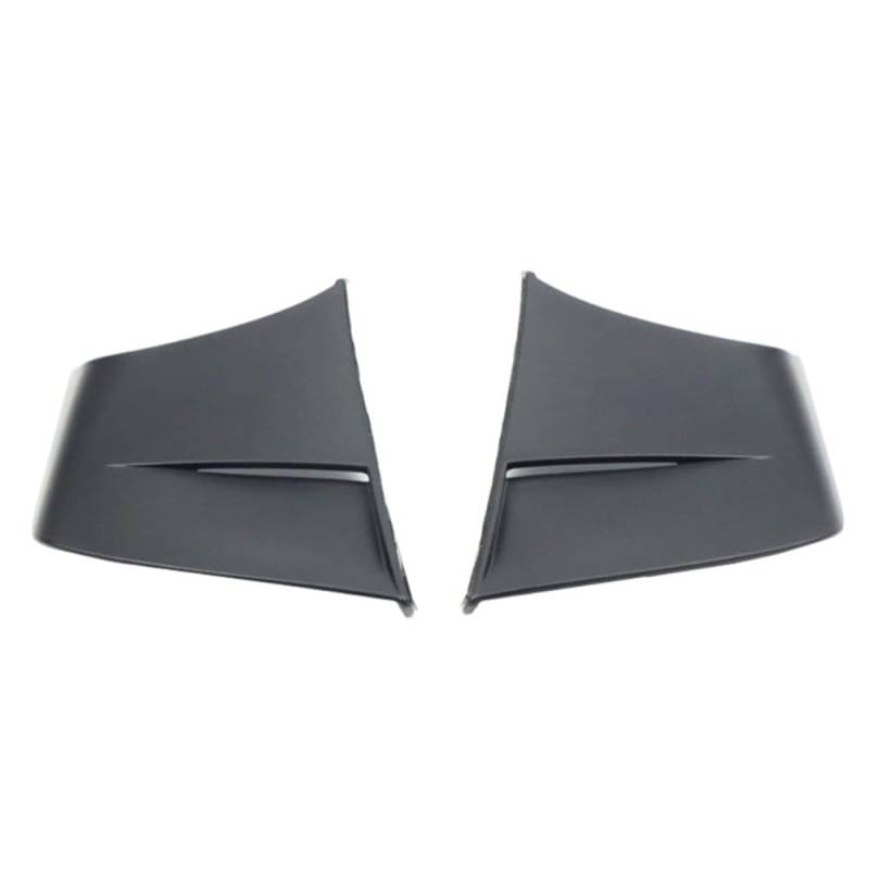 1 Paar Motorrad Modifizierte Winglets Spoiler Aerodynamischer Flügelsatz Motorrad Seitenverkleidung Winglets Windflügel Motorrad zubehör(Black 02) von Jiechao