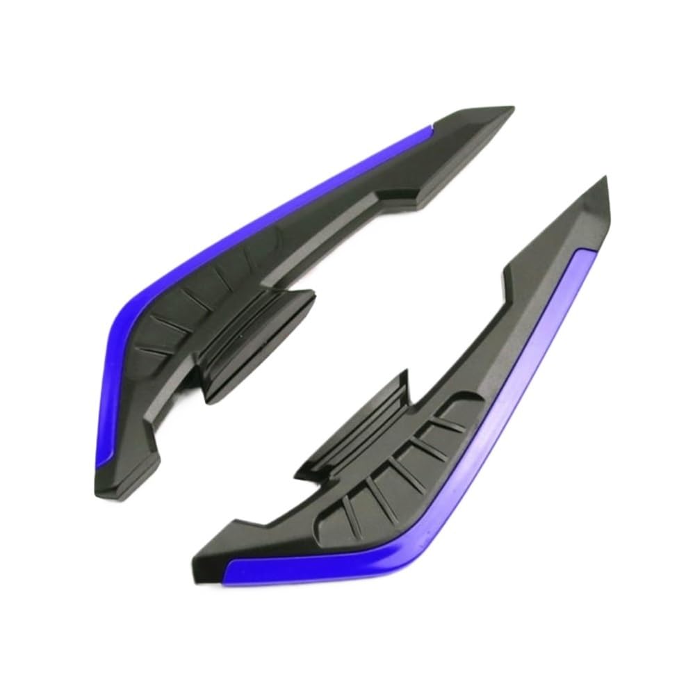 1 Paar Motorrad-Roller-Winglets Spoiler Aerodynamisches Flügel-Set Motorrad-Zubehör Windflügel Seitenverkleidung, Winglet Motorrad zubehör(Blue) von Jiechao