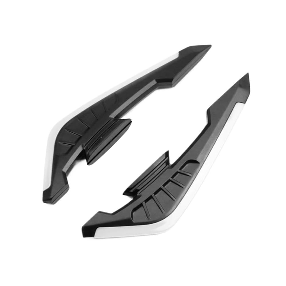 1 Paar Motorrad-Roller-Winglets Spoiler Aerodynamisches Flügel-Set Motorrad-Zubehör Windflügel Seitenverkleidung, Winglet Motorrad zubehör(White) von Jiechao