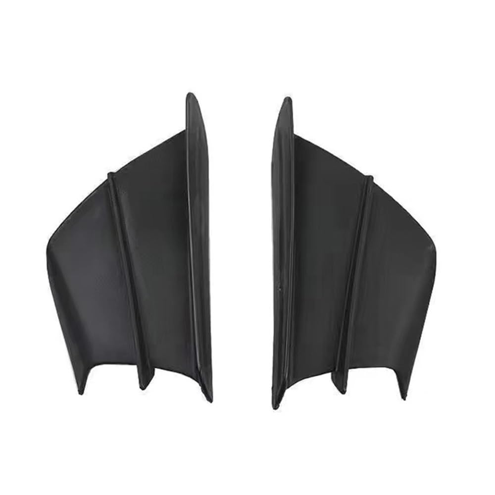 2 Stücke Universal Motorrad Winglet Aerodynamische Spoiler Flügel Motorrad Dekoration Motorrad zubehör(Black) von Jiechao