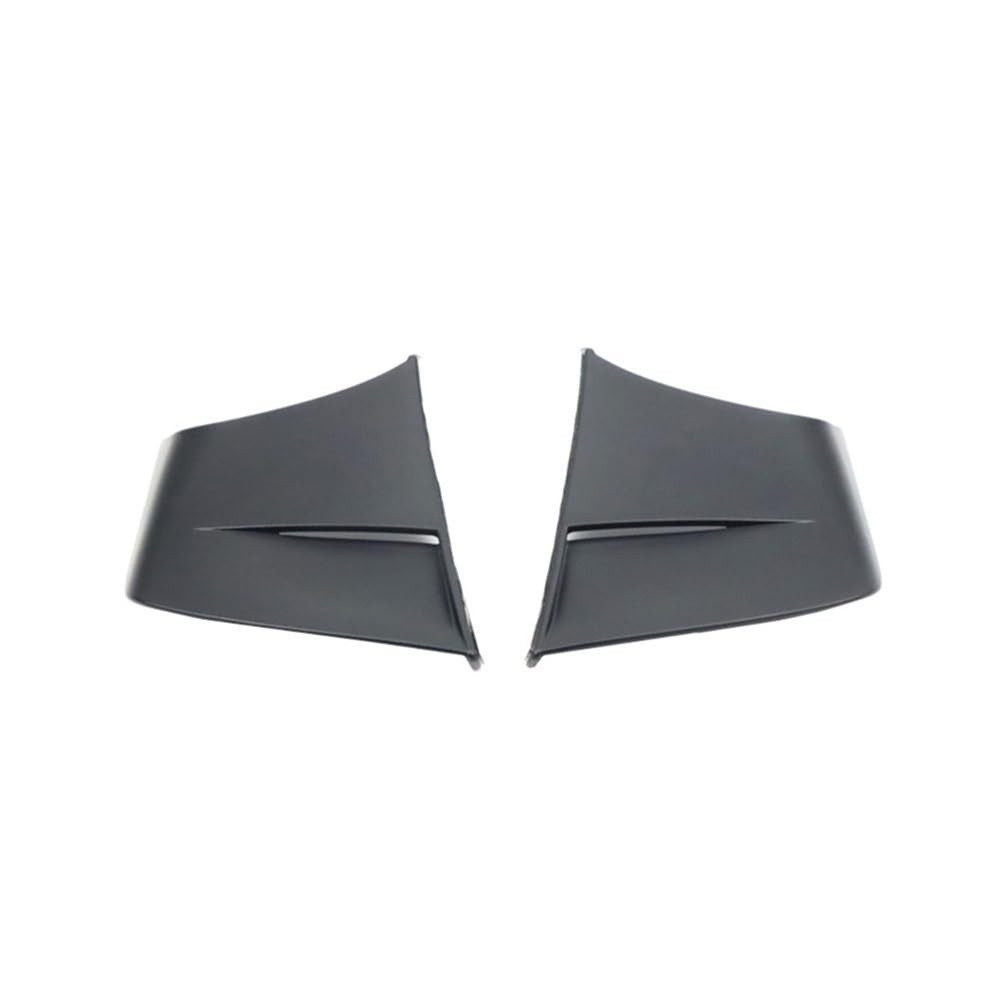 2Pcs Motorrad Geändert Zubehör Motorrad Wind Flügel Universal Winglets Seite Verkleidung Winglets Spoiler Aerodynamische Flügel Motorrad zubehör(Black 02) von Jiechao