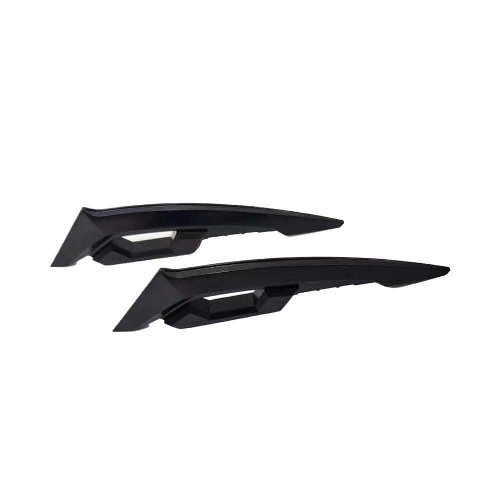 2Pcs Motorrad Winglet Aerodynamische Spoiler Dynamische Flügel Mit Dekoration Aufkleber Für Motorrad Roller Helm Motorrad zubehör(Black) von Jiechao