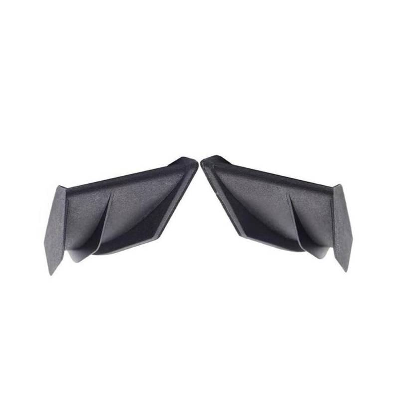 Aerodynamischer Flügel Spoiler Seitenverlängerung Winglet Motorradflügel Motorrad Spoilerflügel Motorrad Aerodynamische Winglets Motorrad zubehör(Black) von Jiechao