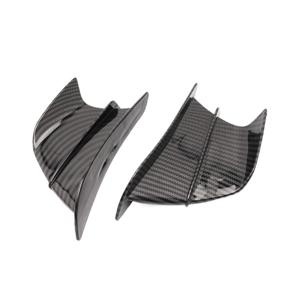 Für Cb650r Für Cb1000r Für Cb1000 Für Cbr650f Motorrad Verkleidung Seite Winglet Deflektor Aerodynamische Flügel Spoiler Kit Zubehör Motorrad zubehör(Carbon Fiber Look) von Jiechao