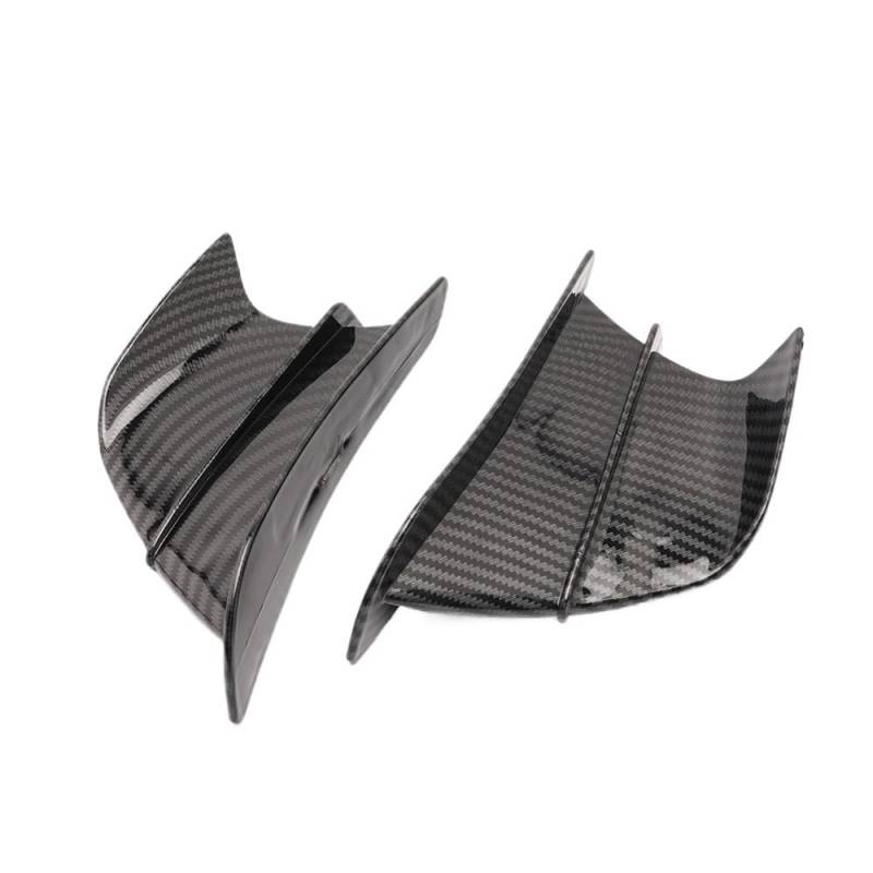 Für Cb650r Für Cb1000r Für Cb1000 Für Cbr650f Motorrad Verkleidung Seite Winglet Deflektor Aerodynamische Flügel Spoiler Kit Zubehör Motorrad zubehör(Carbon Fiber Look) von Jiechao