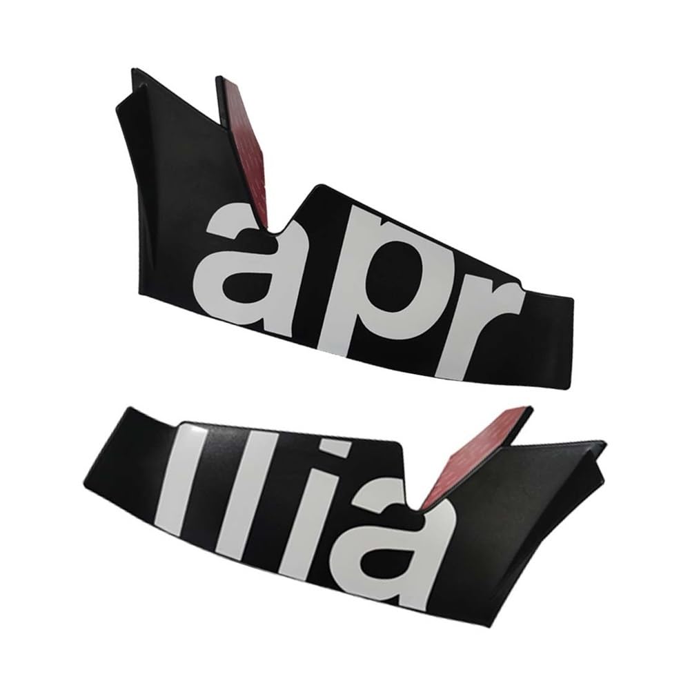 Für Für RS660 Für Rs660 Motorrad Zubehör Winglet Aerodynamische Flügel Kit Spoiler Motorrad zubehör(White) von Jiechao