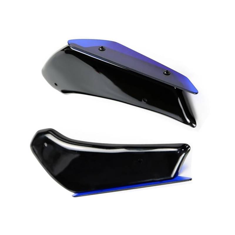 Für GSXR 600 Für GSXR750 Für GSX-R 750 Für GSXR600 2011-2024 Winglet Motorrad Teil Aerodynamische Flügel Kit Feste Spoiler Verkleidung Motorrad zubehör(Blue) von Jiechao