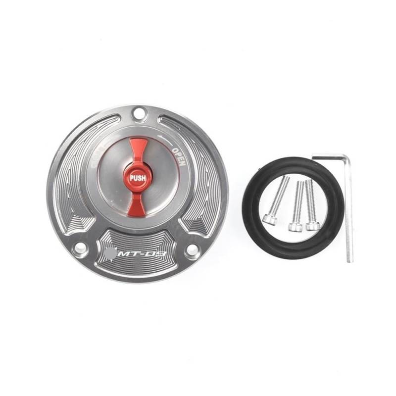 Für MT09 Für FZ09 Für MT-09 Für FZ-09 2014-2019 Motorrad Tankdeckel Abdeckung Zubehör Tankabdeckung(Color-S Red) von Jiechao