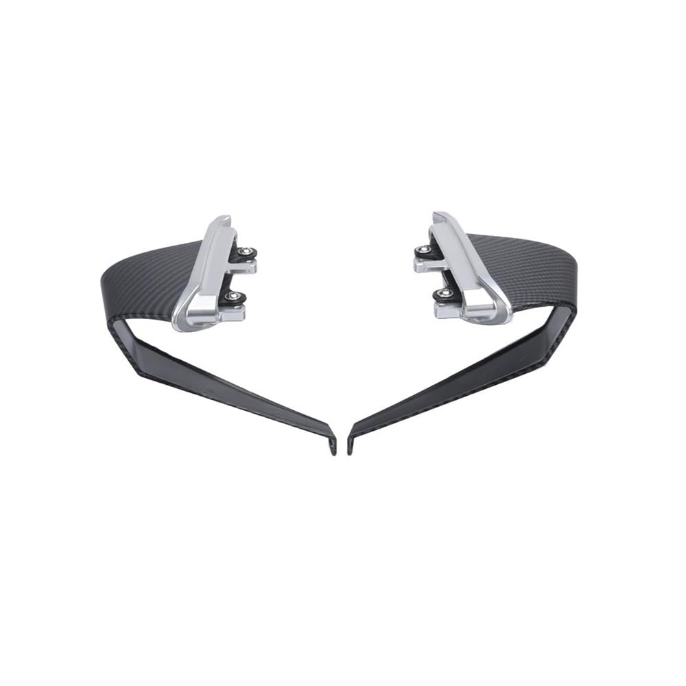 Für Monster 937 SP Für Plus Für Monster 950 2021- Motorrad Spoiler Flügel Aerodynamische Seite Winglet Motorrad zubehör(Color-01) von Jiechao