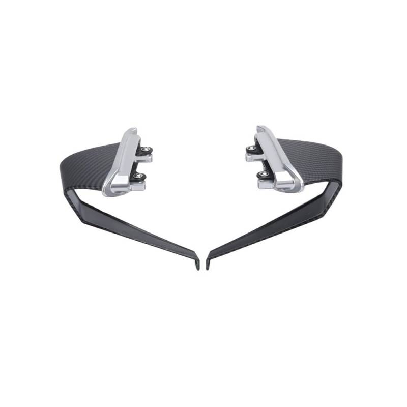 Für Monster 937 SP Für Plus Für Monster 950 2021- Motorrad Spoiler Flügel Aerodynamische Seite Winglet Motorrad zubehör(Color-01) von Jiechao