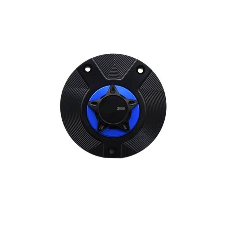 Für Ninja 300 Für EX300 2013-2017 Für Z300 Für ER300 2013-2016 Motorrad-Tankdeckel-Abdeckung Zubehör Tankabdeckung(Blue) von Jiechao