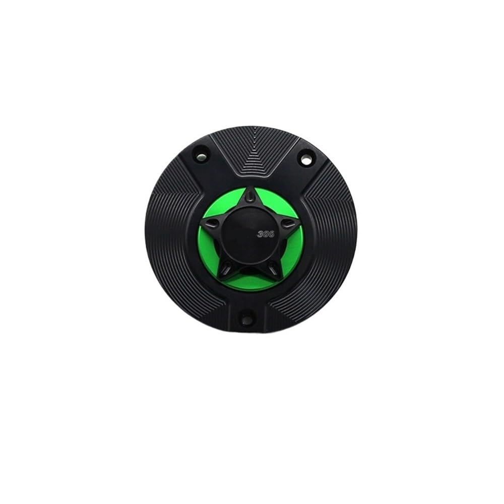 Für Ninja 300 Für EX300 2013-2017 Für Z300 Für ER300 2013-2016 Motorrad-Tankdeckel-Abdeckung Zubehör Tankabdeckung(Green) von Jiechao