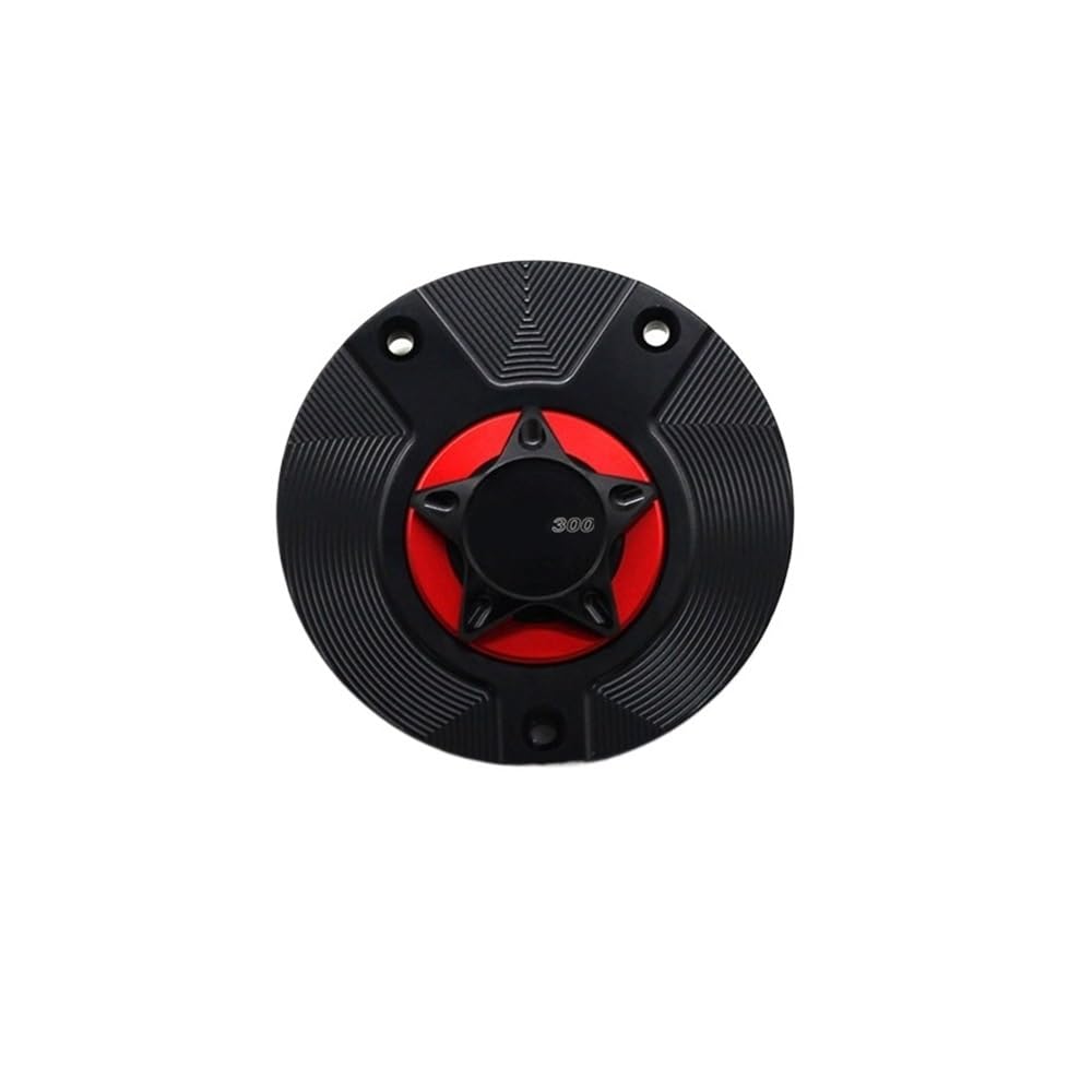 Für Ninja 300 Für EX300 2013-2017 Für Z300 Für ER300 2013-2016 Motorrad-Tankdeckel-Abdeckung Zubehör Tankabdeckung(Red) von Jiechao