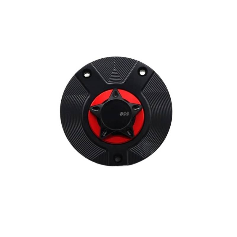 Für Ninja 300 Für EX300 2013-2017 Für Z300 Für ER300 2013-2016 Motorrad-Tankdeckel-Abdeckung Zubehör Tankabdeckung(Red) von Jiechao
