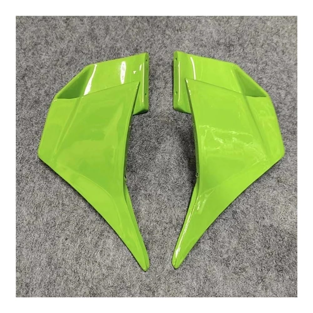 Für Ninja 400 FÜR Ninja400 2018-2023 Motorrad Winglets Aerodynamische Seitenflügel Spoiler Verkleidung Motorrad zubehör(Green) von Jiechao