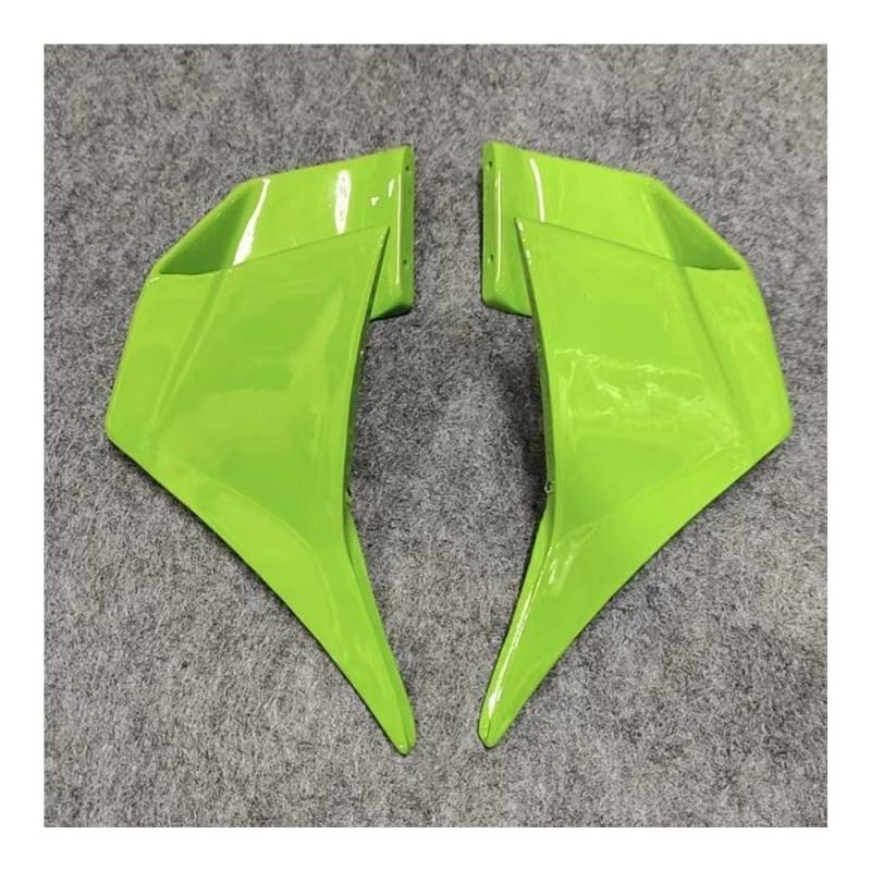 Für Ninja 400 FÜR Ninja400 2018-2023 Motorrad Winglets Aerodynamische Seitenflügel Spoiler Verkleidung Motorrad zubehör(Green) von Jiechao