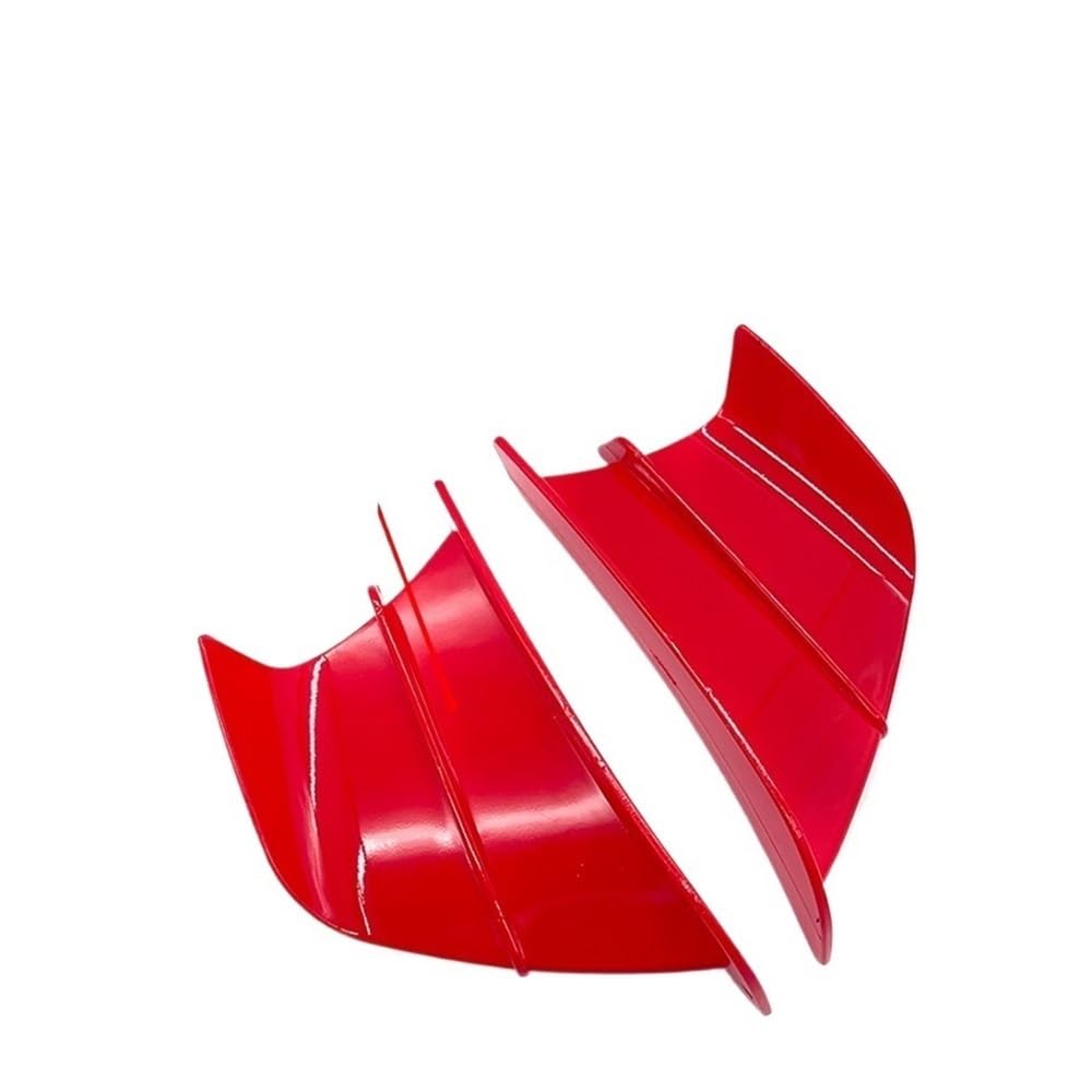 Für R1200RS Für R1250RS Für Hp4 Für Hp2 Für F900r Für F900xr Seite Winglet Deflektor Aerodynamische Flügel Spoiler Motorrad Motorrad zubehör(Red) von Jiechao