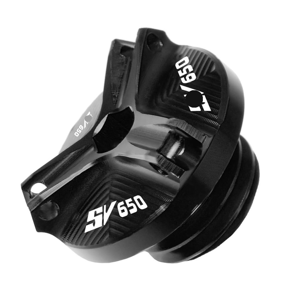 Für SV 650 Für SV 650S Für SV650 Für SV650S 2003-2012 Motoröl Tankdeckel M20 * 15 Tankabdeckung(Black) von Jiechao
