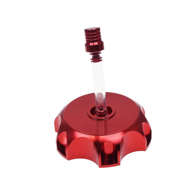 Für TTR Für KLX 50-190cc Universal Motorrad Tankdeckel Abdeckung ATV Dirt Pit Bike Tankabdeckung(Red) von Jiechao