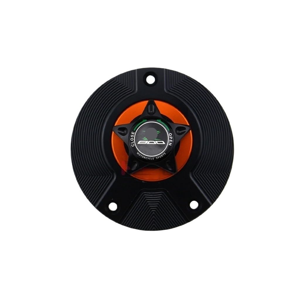Für Z800 2013-2016 Motorrad Tankdeckel Abdeckung Zubehör Tankabdeckung(Orange) von Jiechao