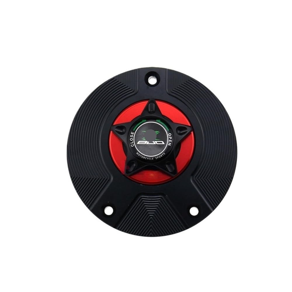 Für Z800 2013-2016 Motorrad Tankdeckel Abdeckung Zubehör Tankabdeckung(Red) von Jiechao