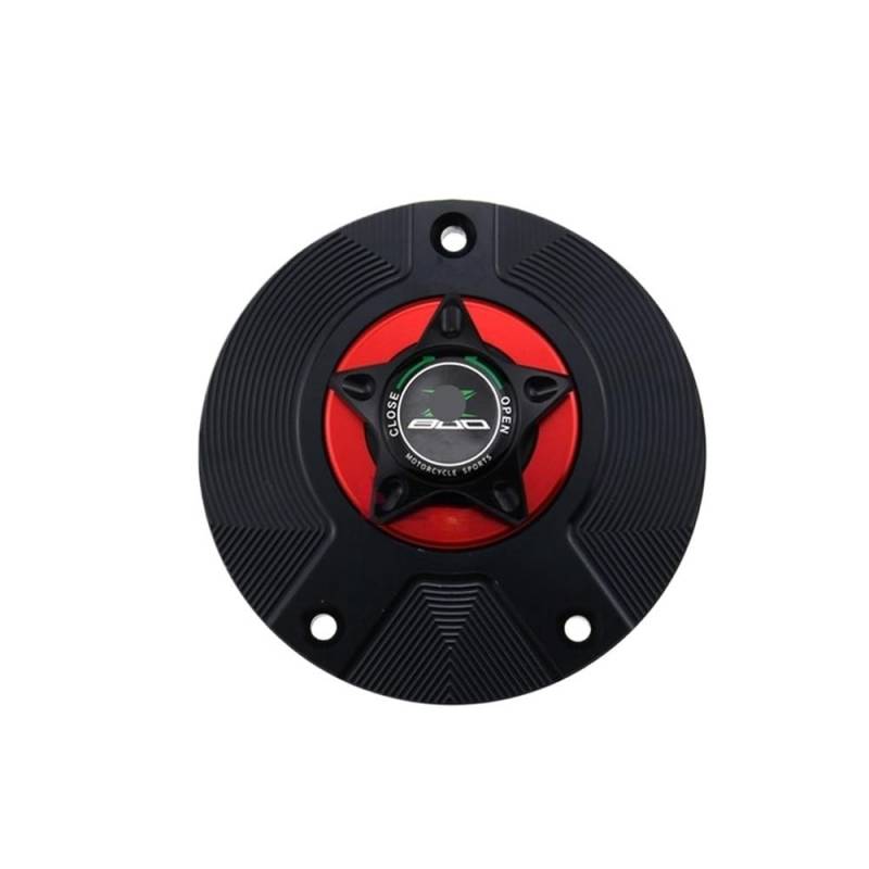 Für Z800 2013-2016 Motorrad Tankdeckel Abdeckung Zubehör Tankabdeckung(Red) von Jiechao