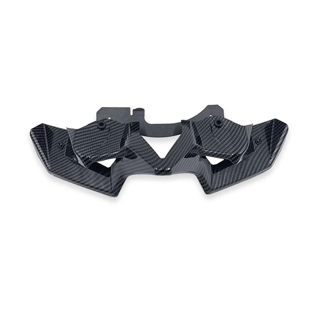 Für Z900 Für Z 900 2020-2022 2023 Motorrad Frontspoiler Teile Winglet Aerodynamische Flügel Kit Spoiler Motorrad zubehör(Carbon Fiber Look) von Jiechao