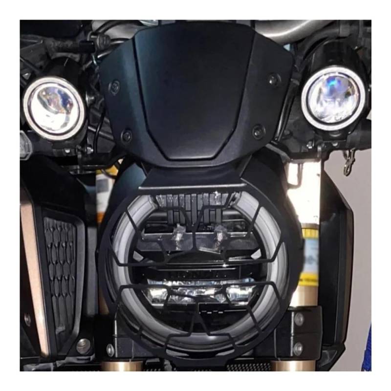 Jiechao Motorradteile Für CB650R Für CB 650 R 2018 2019 2020 2021 2022 Motorrad Zubehör Scheinwerfer Grille Schutz Abdeckung Schutz Rahmen von Jiechao
