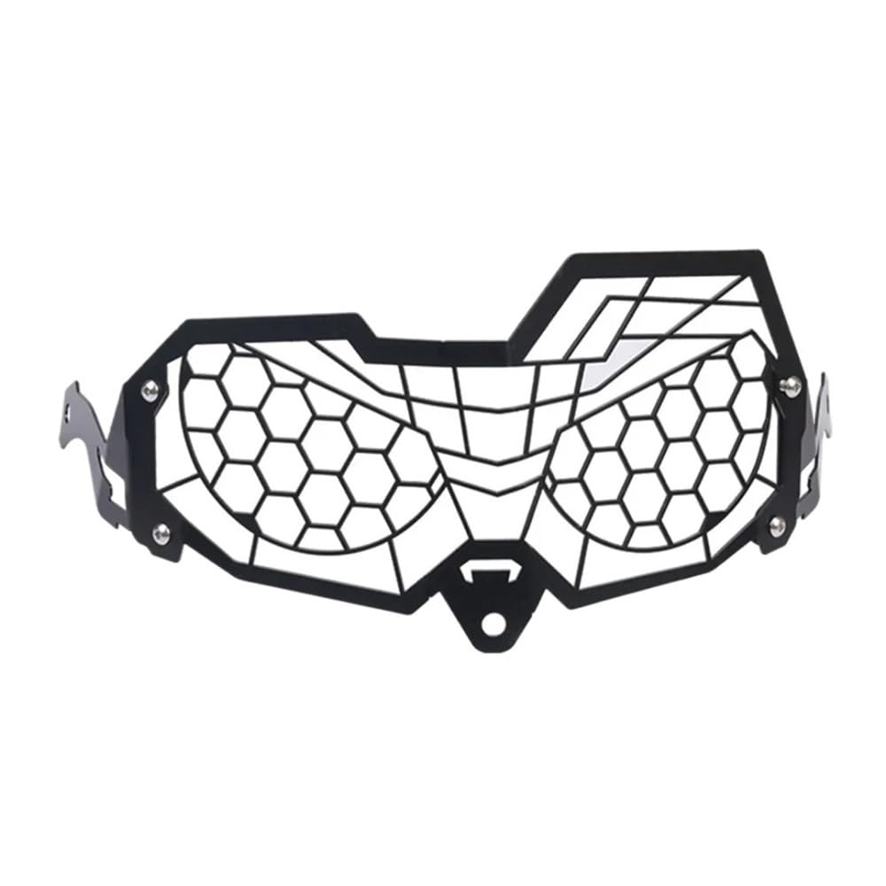 Jiechao Motorradteile Für CRF300L Für CRF300 Für Rally Für CRF 300L 2023 Motorrad Zubehör Scheinwerfer Grille Schutz Grill Licht Scheinwerfer Abdeckung Schutz(Style-01) von Jiechao