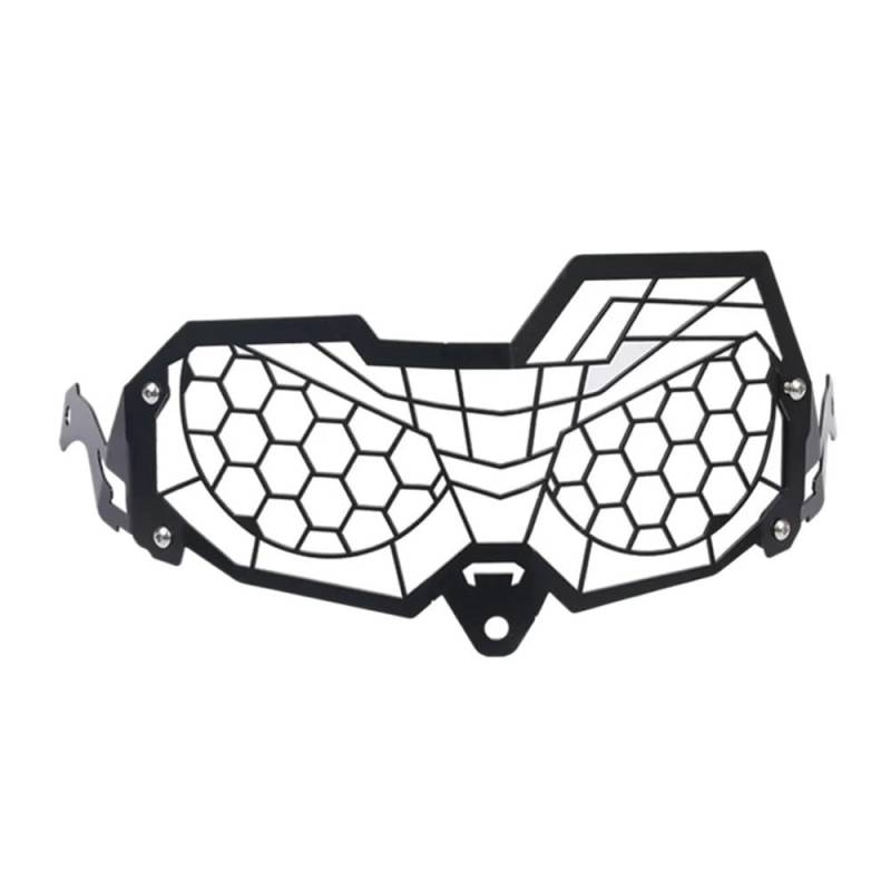 Jiechao Motorradteile Für CRF300L Für CRF300 Für Rally Für CRF 300L 2023 Motorrad Zubehör Scheinwerfer Grille Schutz Grill Licht Scheinwerfer Abdeckung Schutz(Style-01) von Jiechao